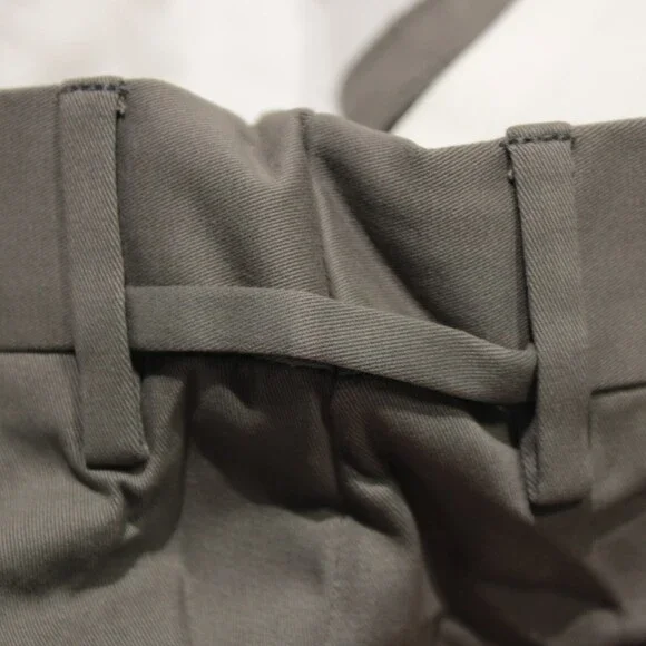 Zanella NWT Chinos / Casual Pants Size 34 US Parker In Solid Gray Cotton Blend